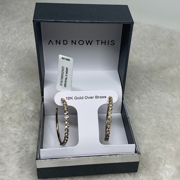 18K Gold Over Brass Earrings - Picture 1 of 3